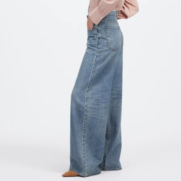 MADEWELL Super Wide Leg Jeans SIZE: 29 - Picture 3 of 9